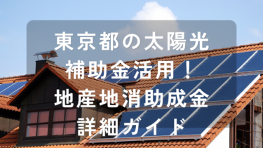 東京都の太陽光補助金活用！地産地消助成金の詳細ガイド